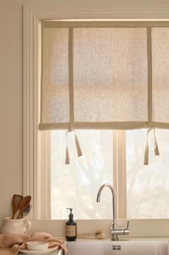 Ellos Home Roll up-gardin Libby Beige
