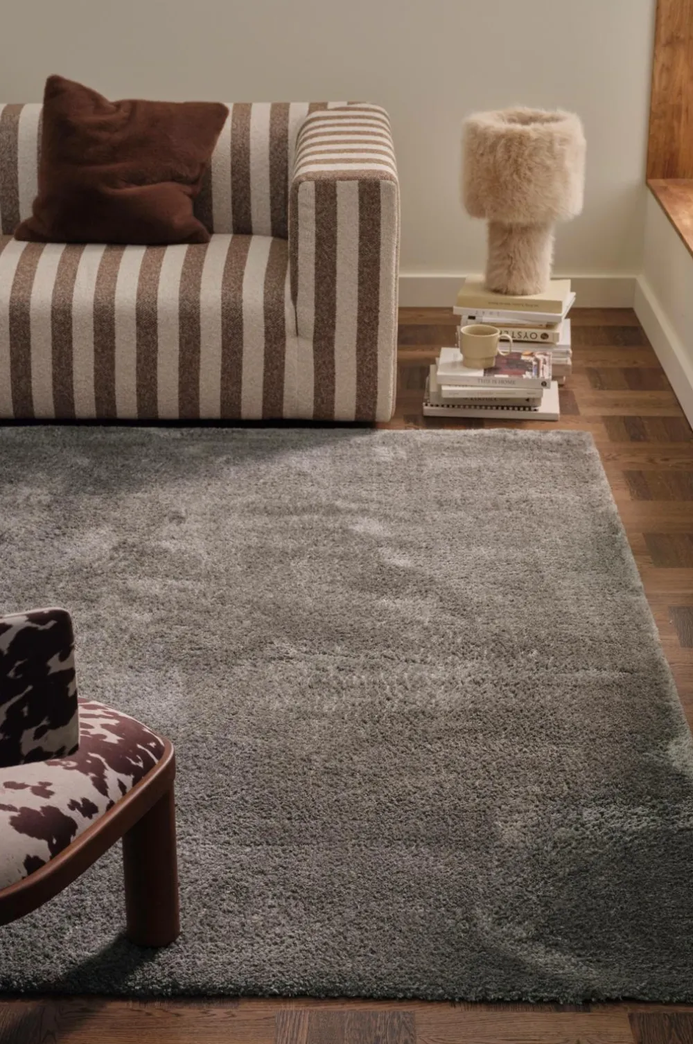 Ellos Luv- & Ryatæpper>Home Ryatæppe Desio Shaggycarpet Mørkegrå