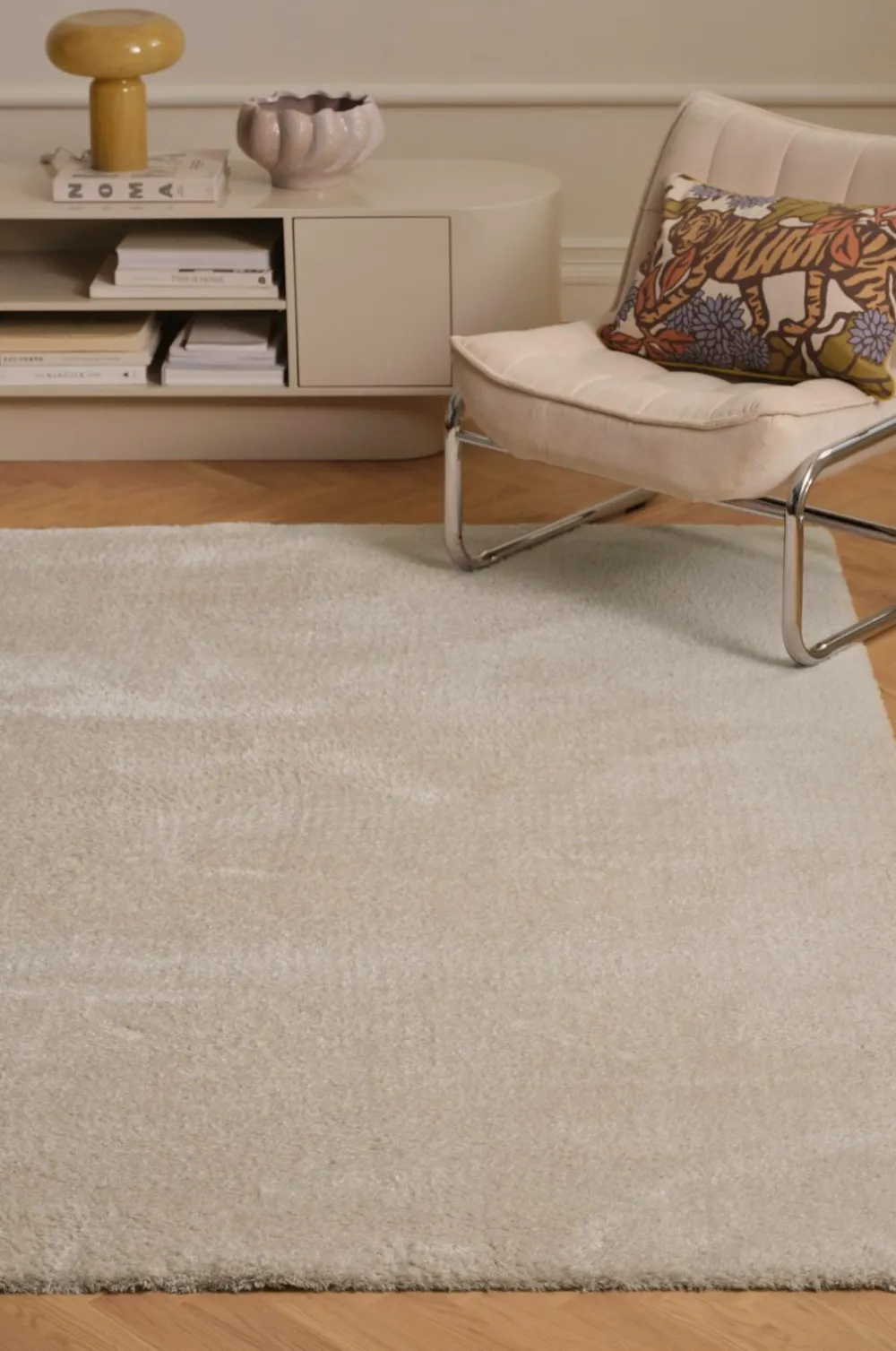Ellos Luv- & Ryatæpper>Home Ryatæppe Desio Shaggycarpet Cremevit