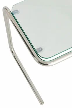 Ellos Home Sengebord/sidebord Antonio Klart glas/krom