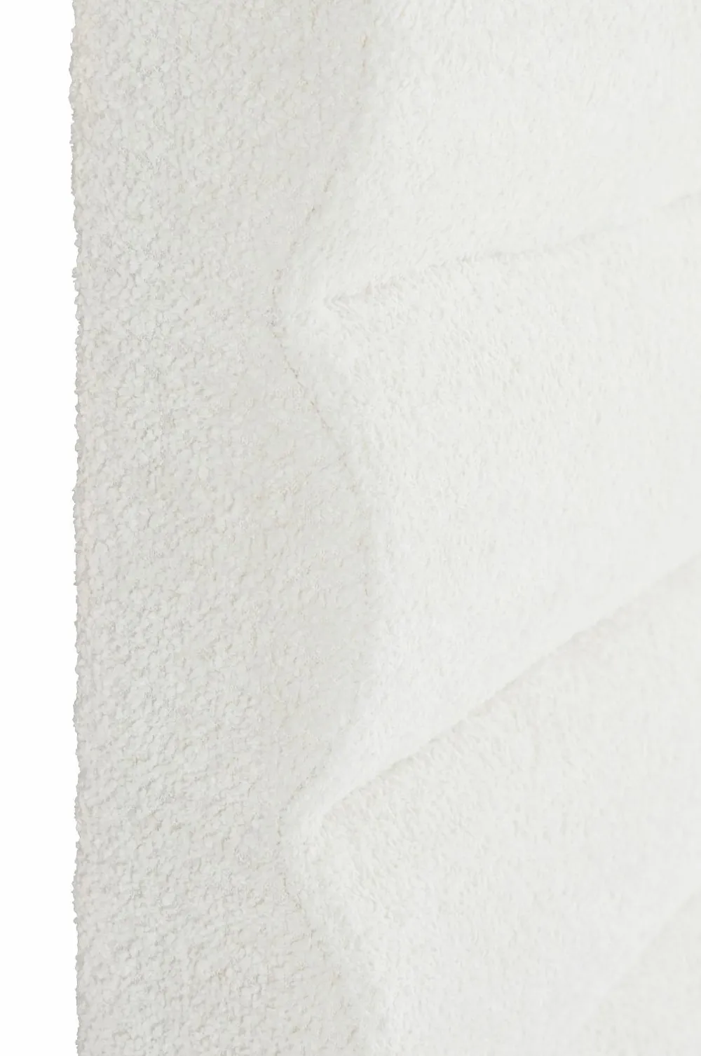 Ellos Home Sengegavl Bubble Bouclé Naturlig hvid Hot