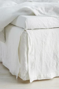 Ellos Home Sengekappe Elmira 45 cm hvid Unico/hvid hvid Outlet