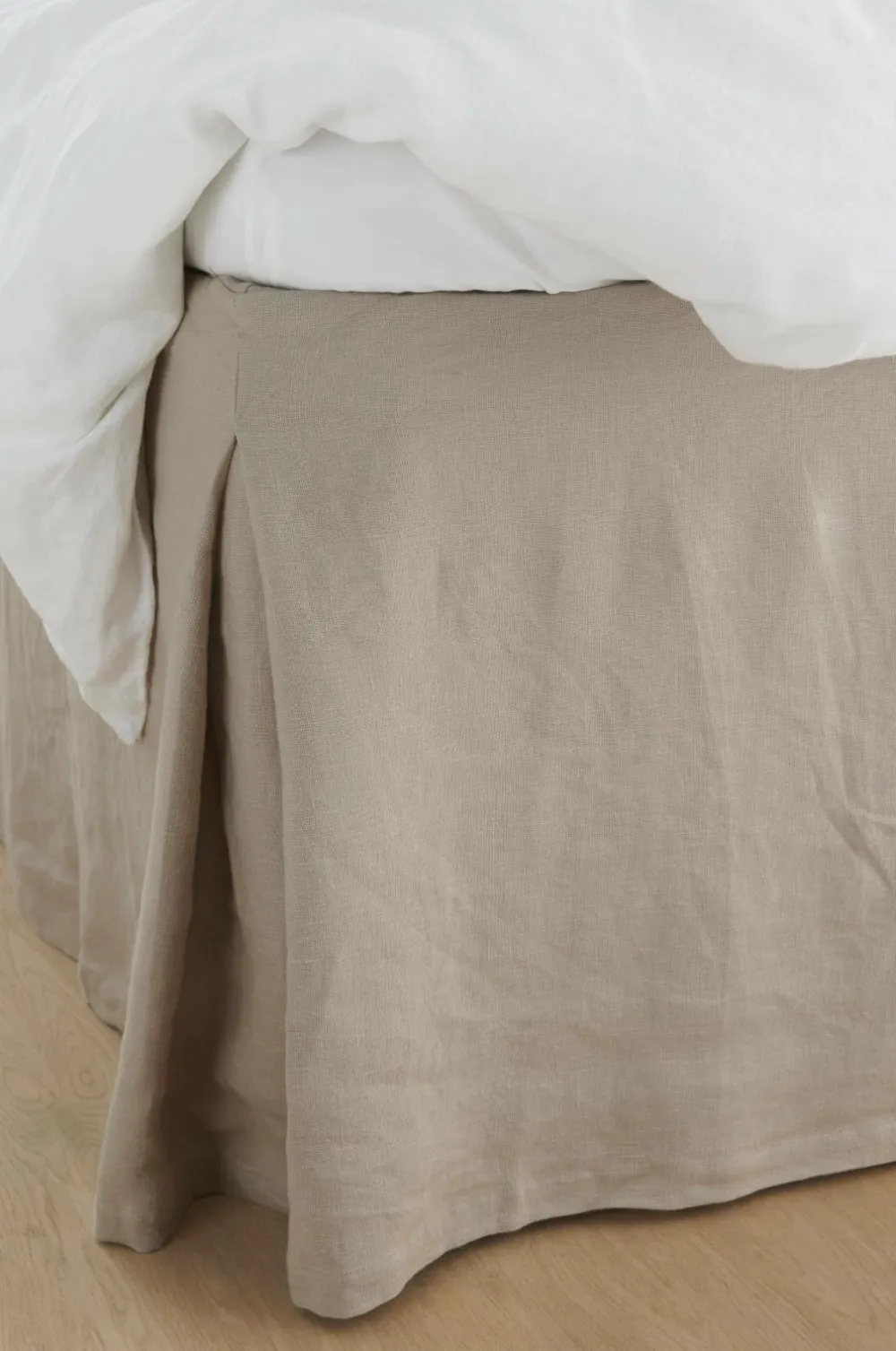 Ellos Home Sengekappe Kiyoko 60 cm A121b 100% linen beige New