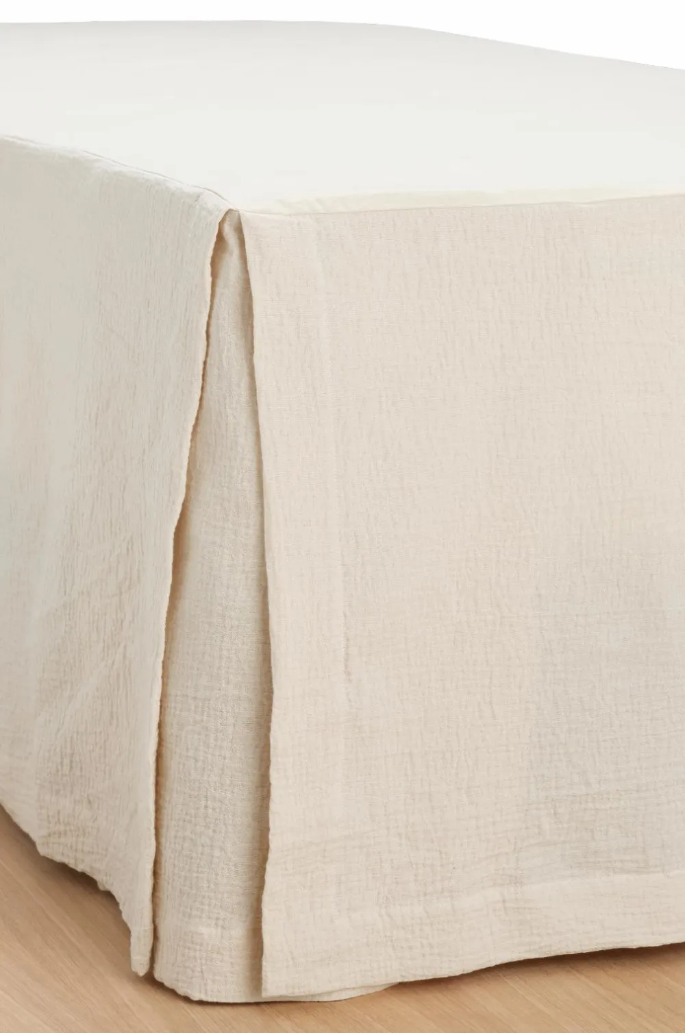 Ellos Sengekapper>Home Sengekappe Candela i musselin 60 cm Lysbeige