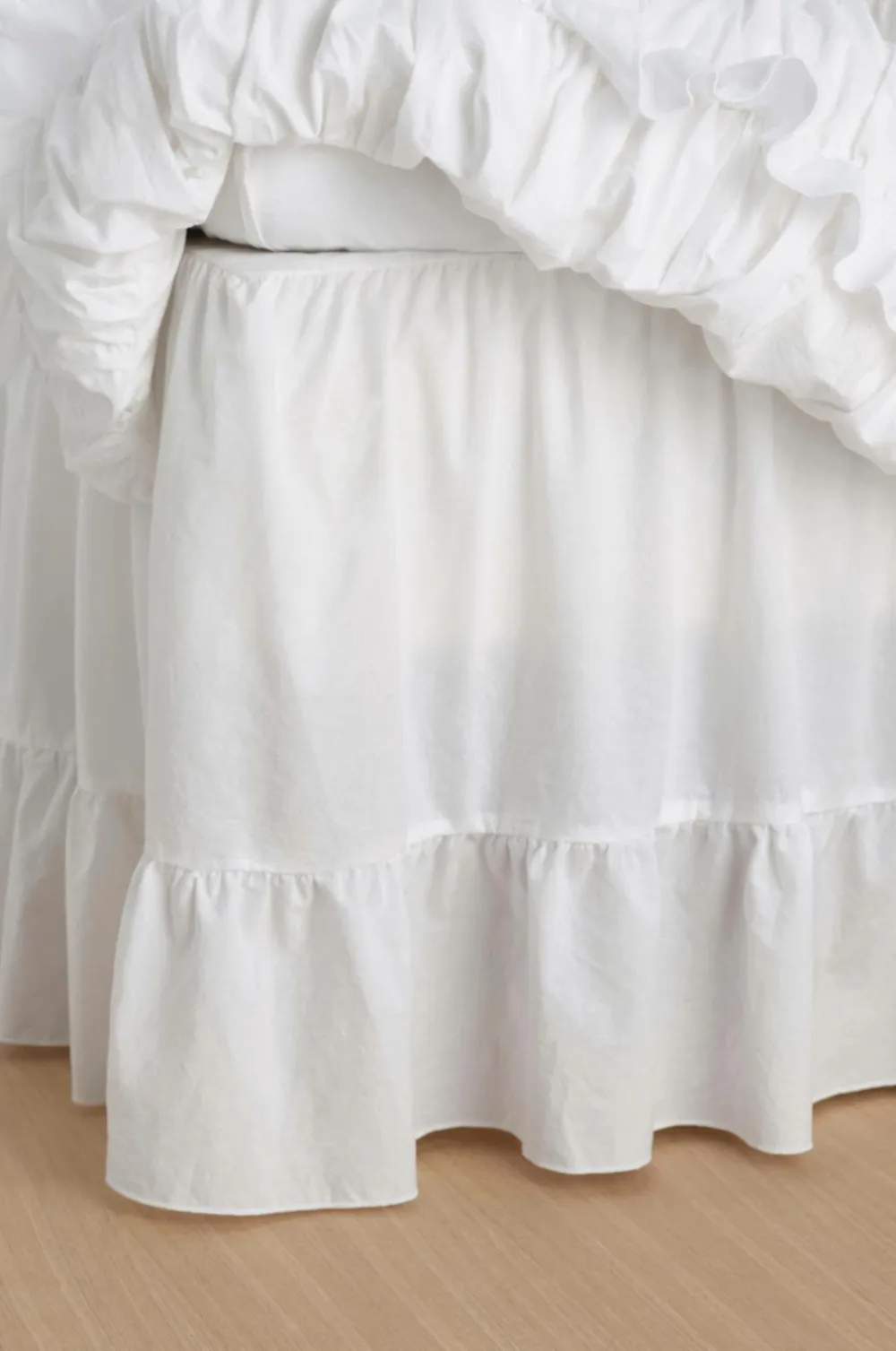 Ellos Sengekapper>Home Sengekappe Juliette Giant i vasket bomuld 52 cm Hvid