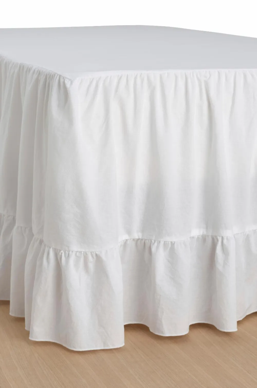 Ellos Sengekapper>Home Sengekappe Juliette Giant i vasket bomuld 52 cm Hvid