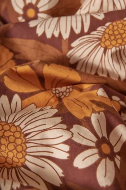 Ellos Home Sengesæt Avery Flower i bomuldspercale 2 eller 3 stykker Bourgogne Online