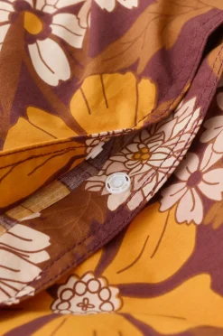 Ellos Home Sengesæt Avery Flower i bomuldspercale 2 eller 3 stykker Bourgogne Online