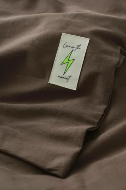 Ellos Home Sengesæt Cleo i bomuldstwill 2 eller 3 stykker Gråbrun Discount