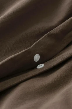 Ellos Home Sengesæt Cleo i bomuldstwill 2 eller 3 stykker Gråbrun Discount