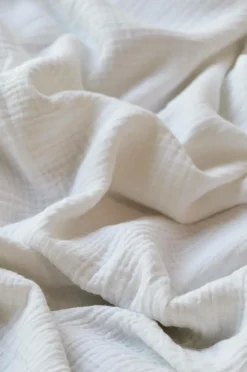 Ellos Home Sengesæt Candela i muslin, 2 eller 3 dele Hvid New