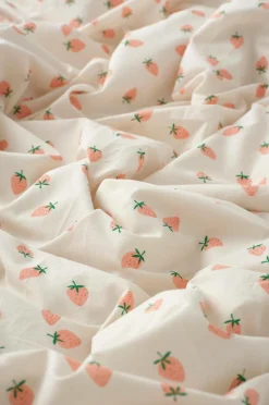 Ellos Home Sengesæt Milly Fruit i bomuld 2 eller 3 stykker Cremet hvid Discount