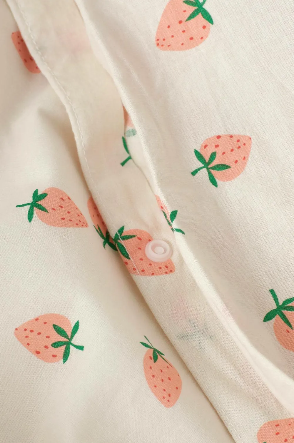 Ellos Home Sengesæt Milly Fruit i bomuld 2 eller 3 stykker Cremet hvid Discount