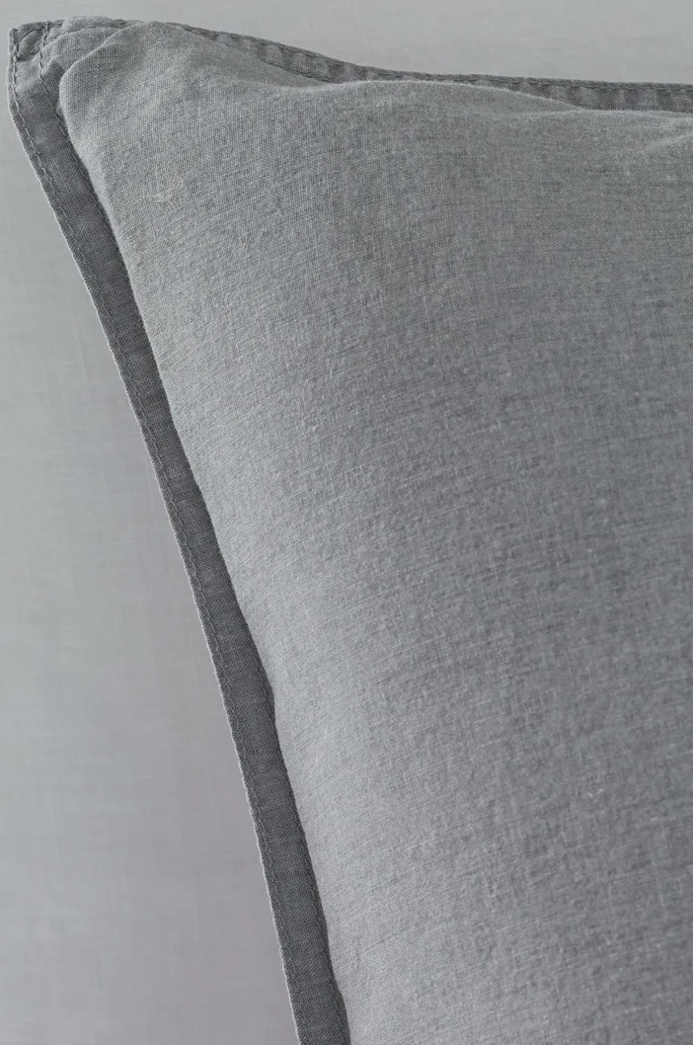 Ellos Home Sengesæt Rania i vintagevasket bomuld Light grey (Cool grey) New