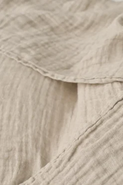 Ellos Home Sengetæppe / plaid Candice Muslin Linen beige Hot