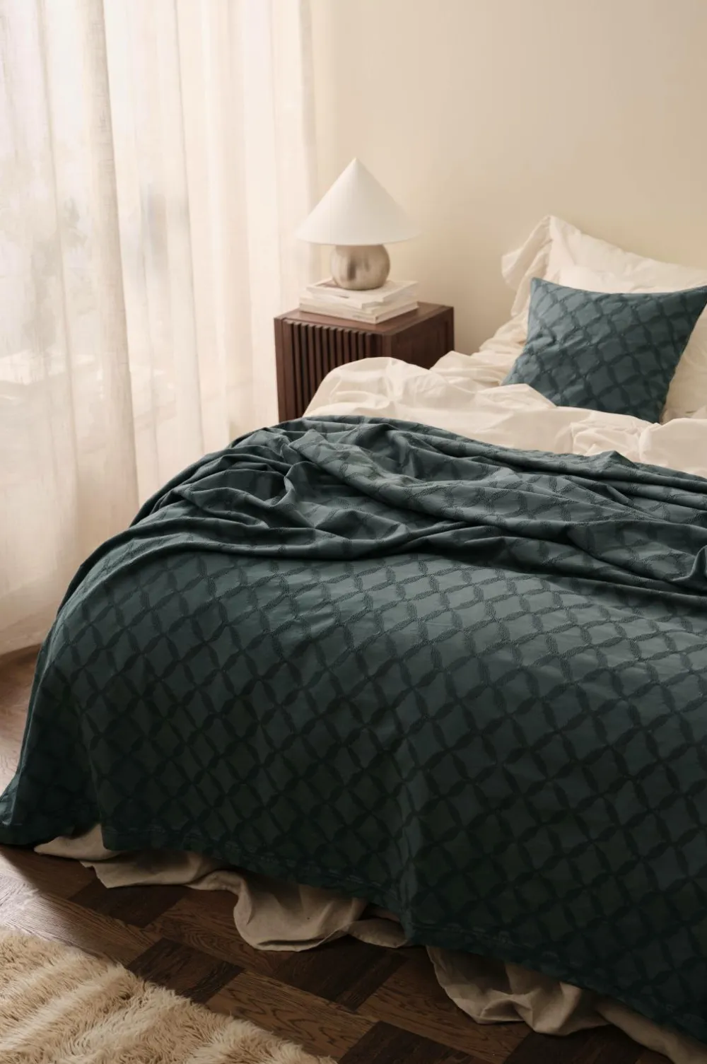 Ellos Home Sengetæppe Lulia Balsamgreen Clearance