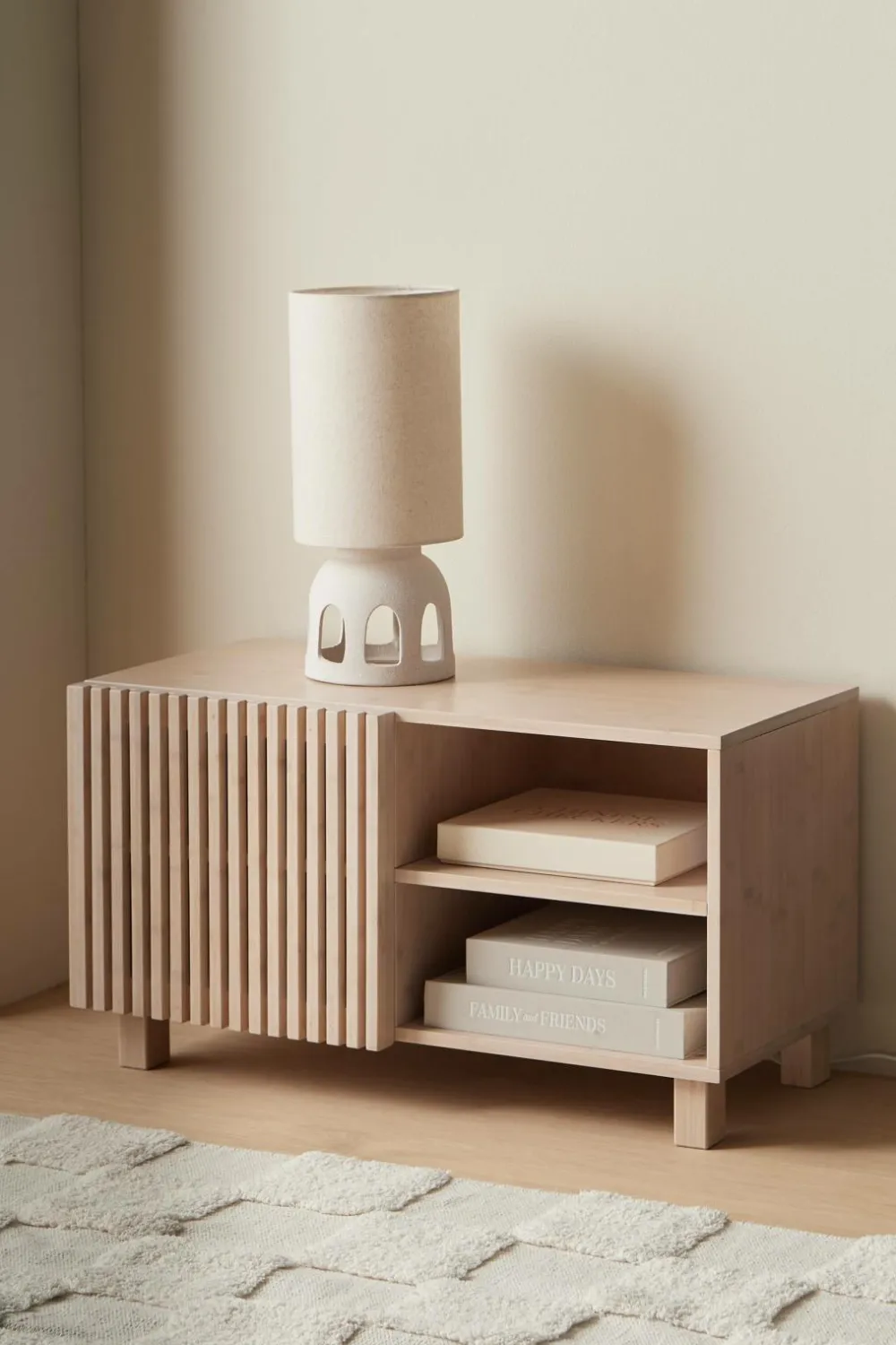 Ellos Home Skab / bænk Stripe Mat sand mat sand Hot
