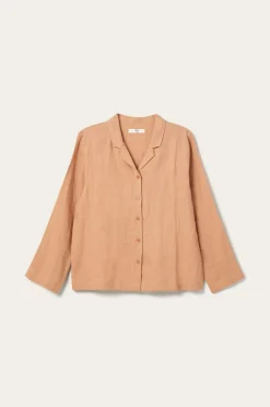 Ellos Homewear>Home Skjorte Candice Shirt Long Sleeve Brunrosa