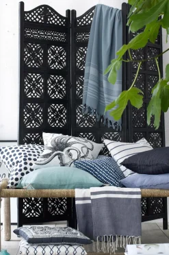 Ellos Home Skærmvæg Snidad Antikhvid Clearance