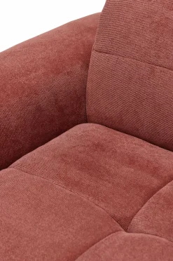Ellos Home Sofa Alvaleja 2,5-sæders med Chaiselong Terracitta