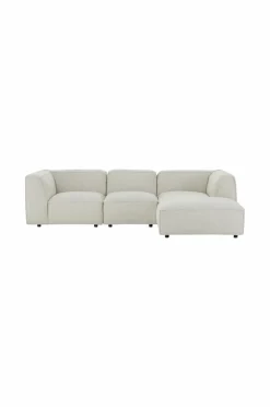 Ellos Sofaer & Lænestole>Home Sofa Bina 3-pers. med højrevendt chaiselong Lys beige