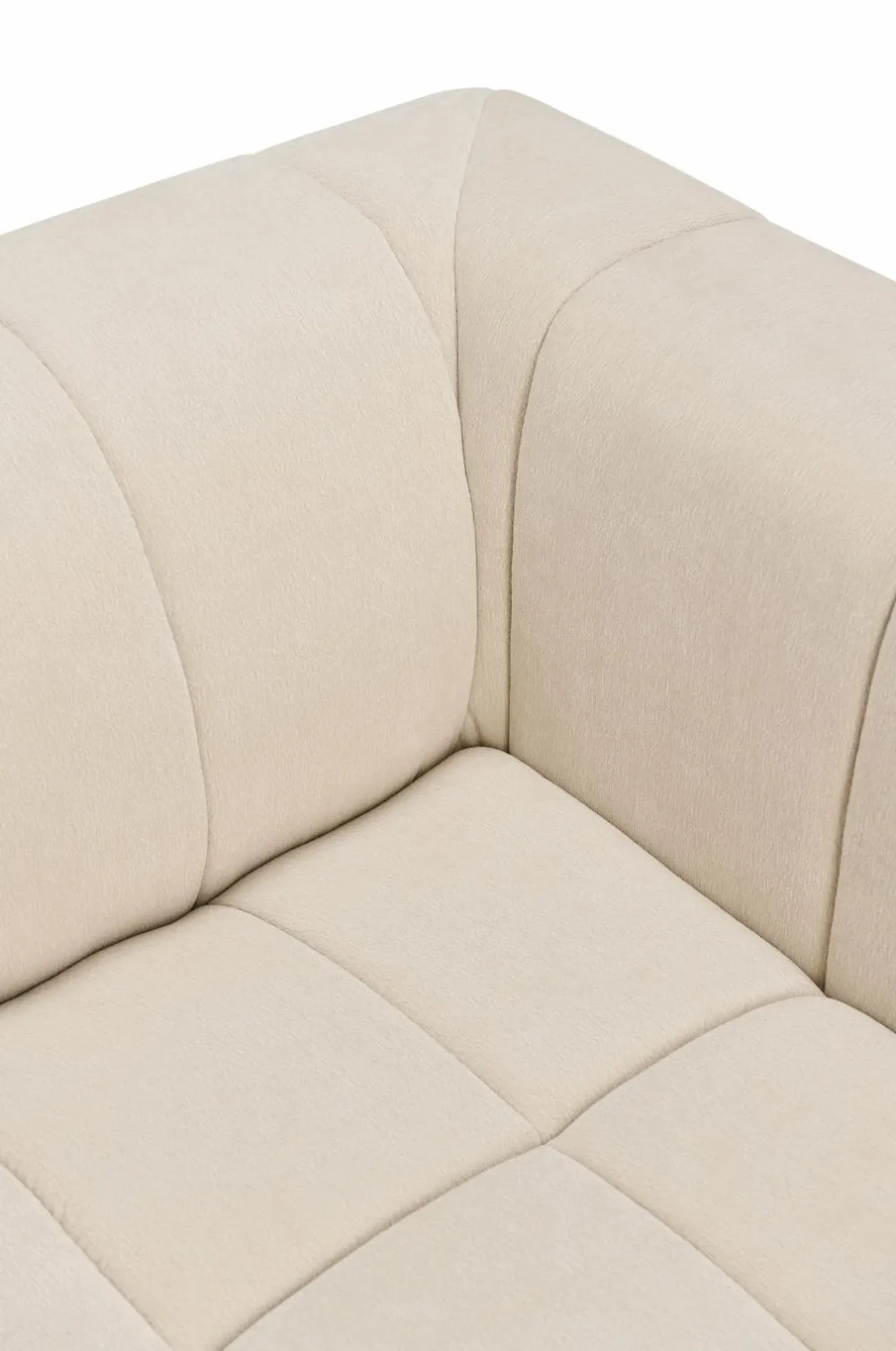 Ellos Home Sofa Corvetta 4-personers med Chaiselong Cremet hvid New