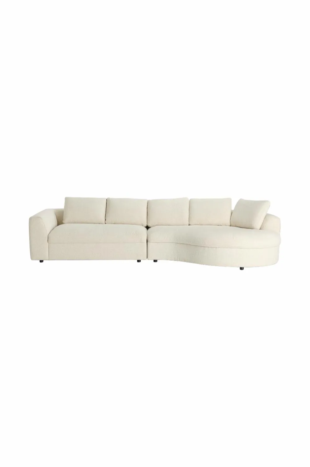 Ellos Sofaer & Lænestole>Home Sofa Lexina 2,5-sæders med Chaiselong Cremefarvet