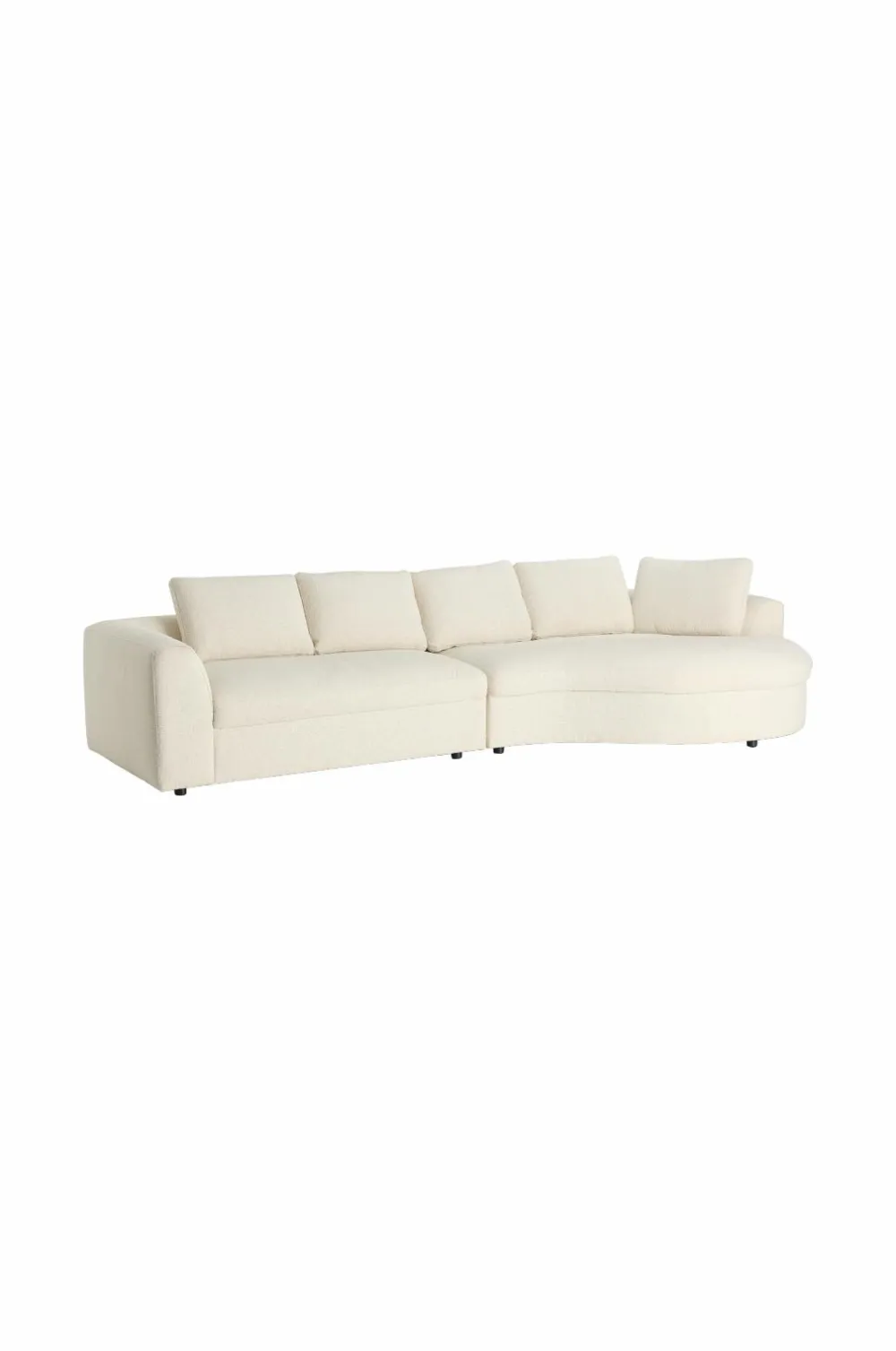 Ellos Sofaer & Lænestole>Home Sofa Lexina 2,5-sæders med Chaiselong Cremefarvet