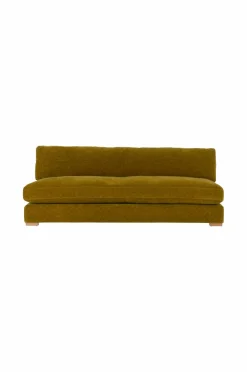 Ellos Sofaer & Lænestole>Home Sofa Midi 3-pers. Sennepsgul velour