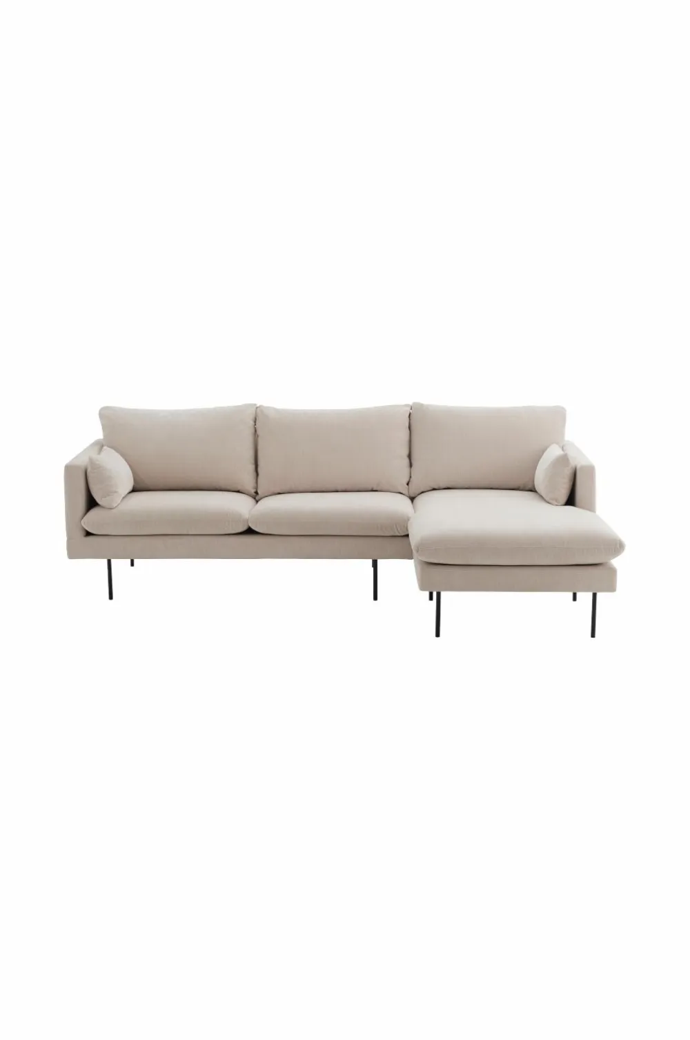 Ellos Home Sofa Sindra 3-pers. med chaiselong Sandbeige Clearance