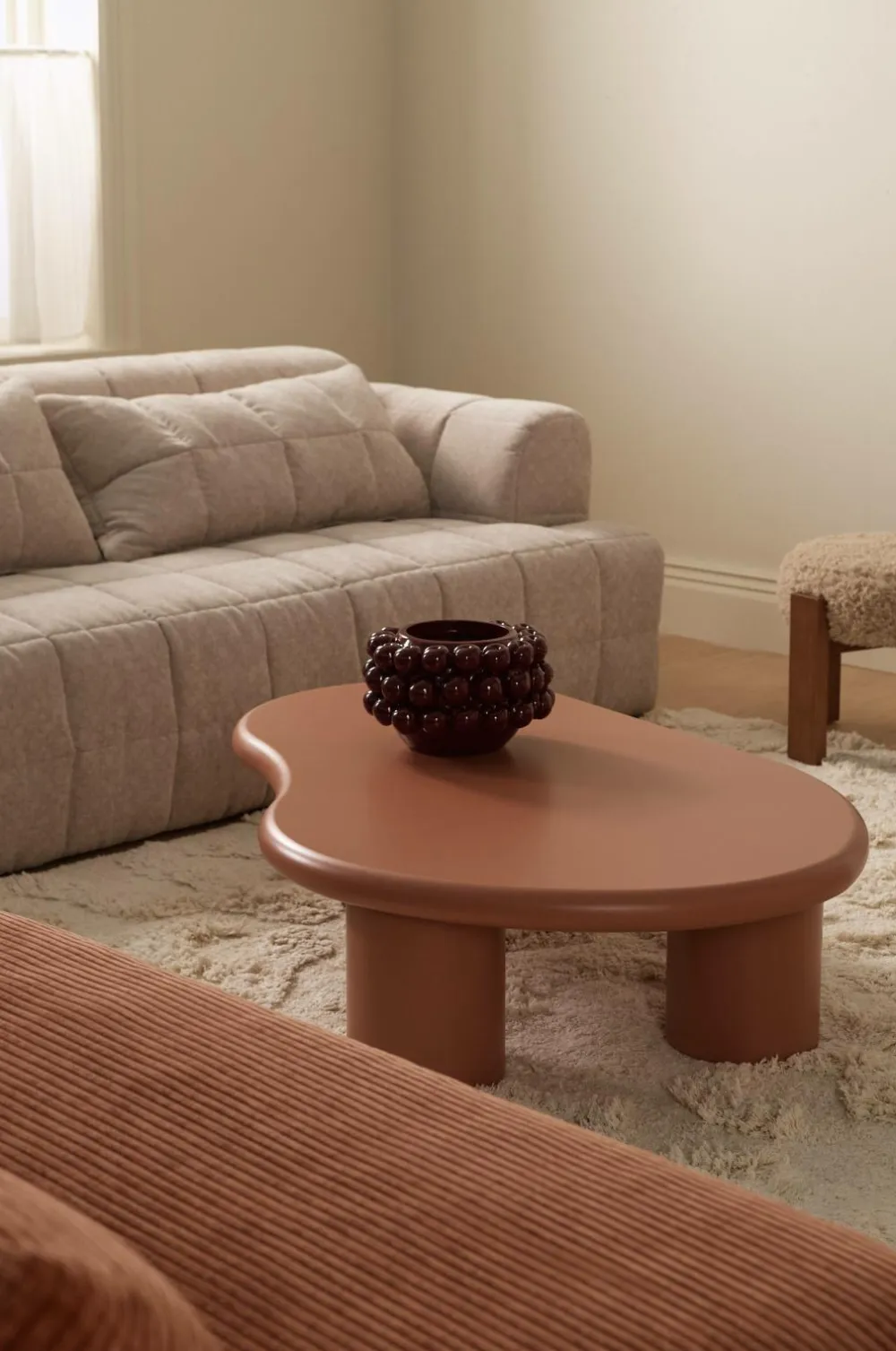 Ellos Home Sofabord Sorbe 118x80 cm Brunrosa Discount