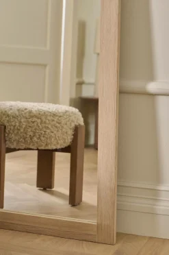 Ellos Home Spejl Ambra Beige Outlet