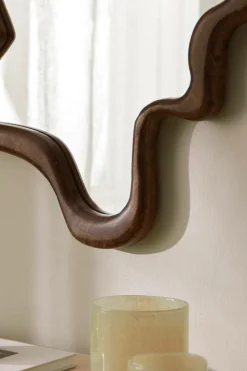 Ellos Home Spejl Ewa Mørkebrun