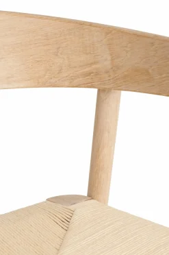 Ellos Home Spisebordsstol / armstol Wilmer Natur Clearance