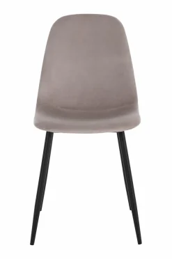 Ellos Home Spisebordssæt Gilda med bord 180x90 cm + 6 stole Brunt bord / beige stolar Online
