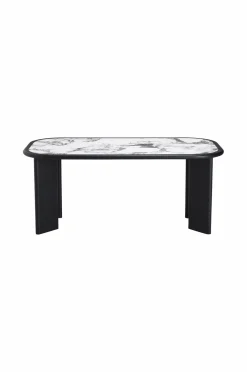 Ellos Home Spisebord Multika 180x90 cm Sort / marmor Best
