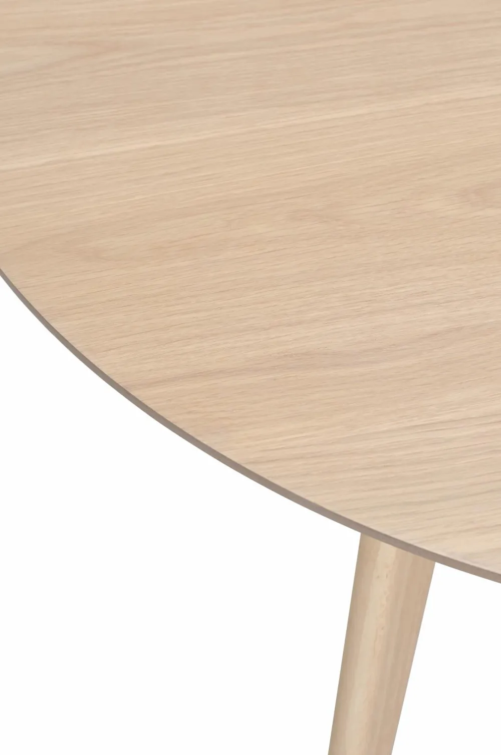 Ellos Home Spisegruppe Ridney med 1 bord + 4 stole med polstring Vitlaserad Grå Online