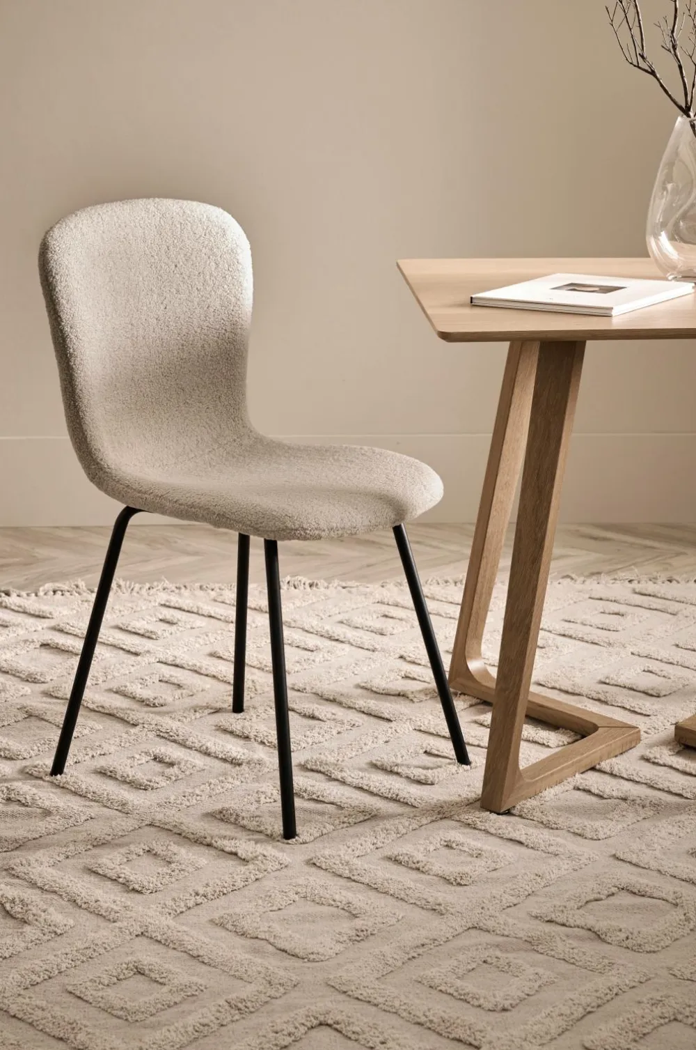 Ellos Stole & Skamler>Home Stol Boomerang 2-pak BEIGE