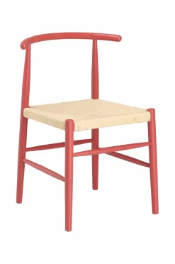 Ellos Home Stol Ellinita 2-pak Teglrød / natur Outlet
