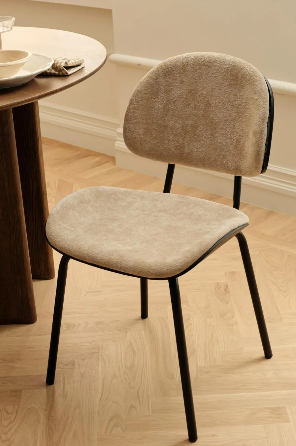 Ellos Home Stol Scoolby 2-pak Beige Best
