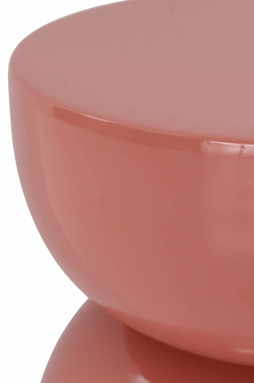 Ellos Stole & Skamler>Home Taburet Rulle Ø 30 cm Rosa