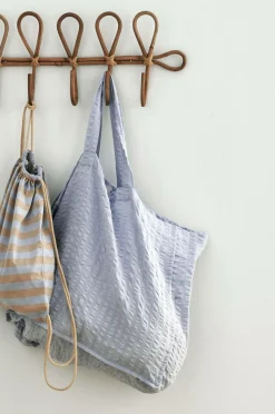 Ellos Homewear>Home Taske Nell Tote Bag Lyseblå