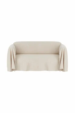 Ellos Møbeltekstiler>Home Tora stofbetræk til 2-personers sofa Beige