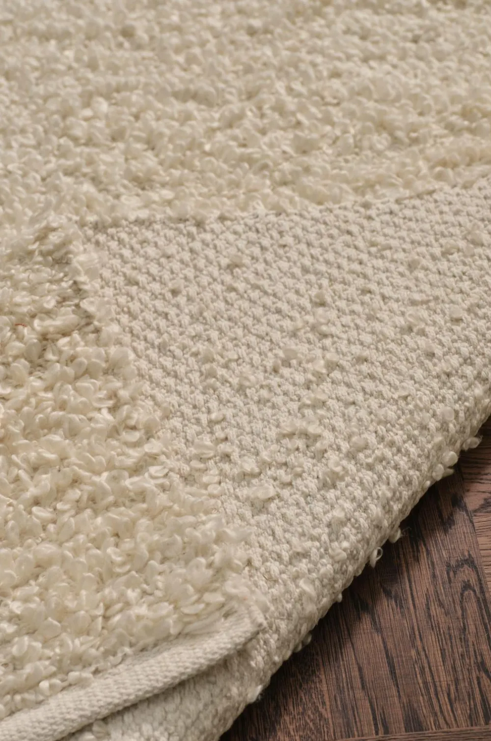 Ellos Home Tæppe Boucle Wovencarpet Hvid