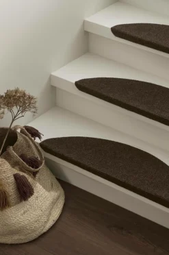 Ellos Home Trappetrinsmåtte 2-pak Mørkebrun Outlet