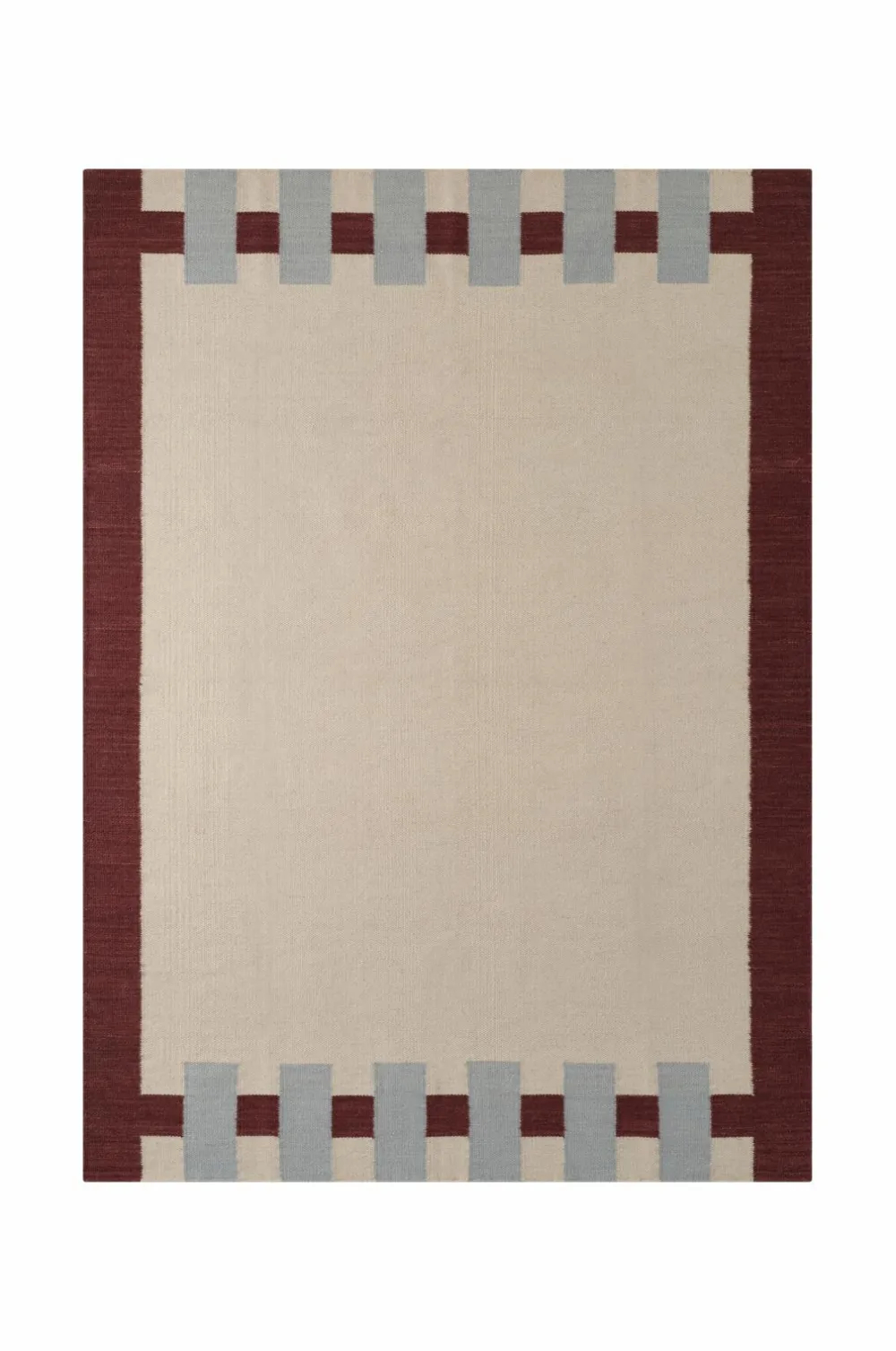 Ellos Home Uldgulvtæppe Visby Varm hvid Clearance