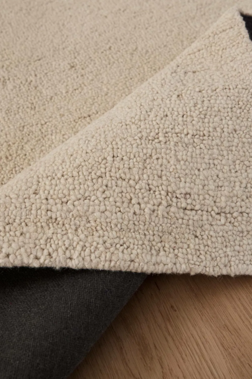 Ellos Home Uldgulvtæppe Rubi Hvid melange New