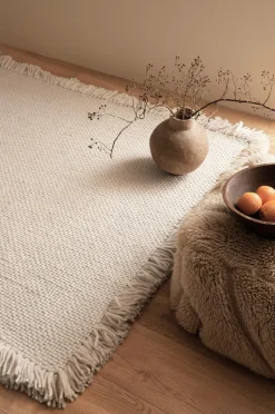 Ellos Home Uldgulvtæppe Solapur Hvid Discount