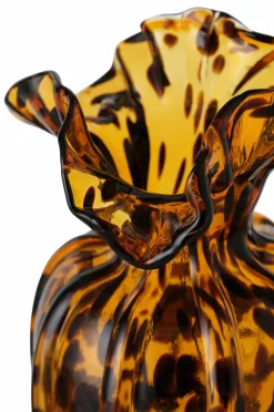 Ellos Home Vase Leo højde 24 cm Gul New