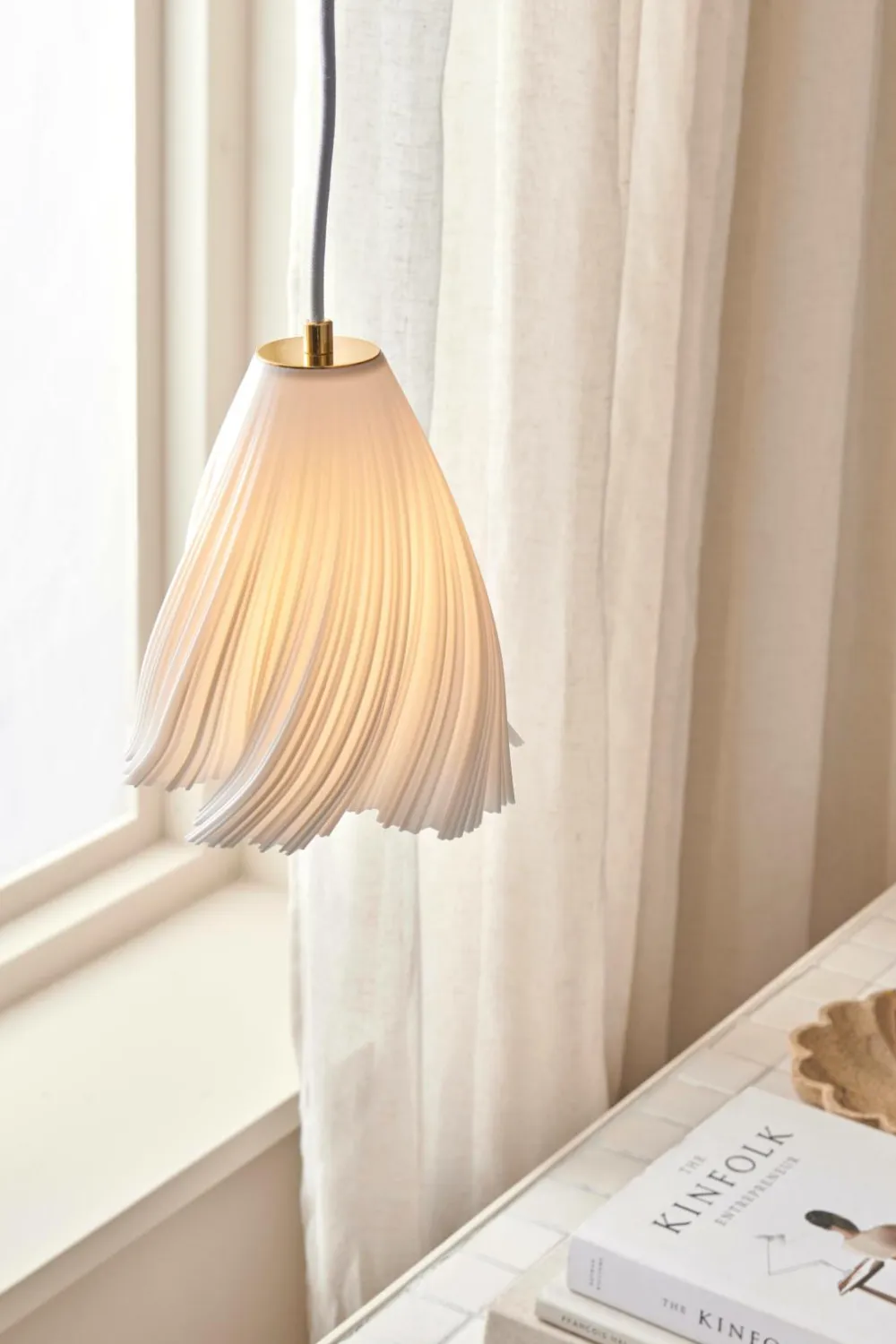 Ellos Loftlamper>Home Vindueslampe Swirl Hvid